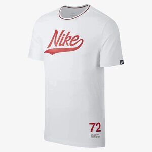 Nike Men’s Heritage 72 Graphic T-Shirt Tee White/Red NWT